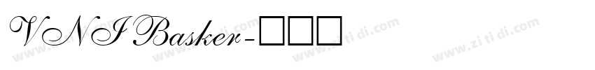 VNIBasker字体转换