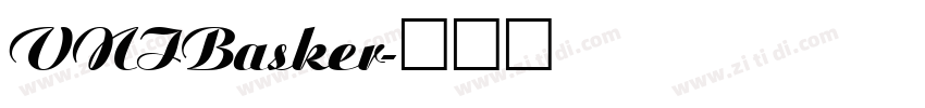 VNIBasker字体转换