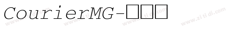 CourierMG字体转换