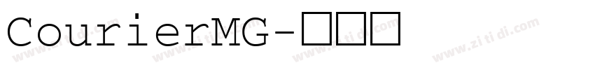CourierMG字体转换