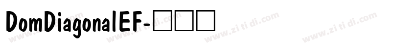 DomDiagonalEF字体转换