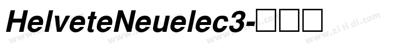 HelveteNeuelec3字体转换