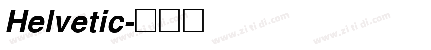 Helvetic字体转换