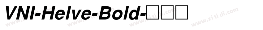 VNI-Helve-Bold字体转换