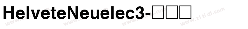 HelveteNeuelec3字体转换
