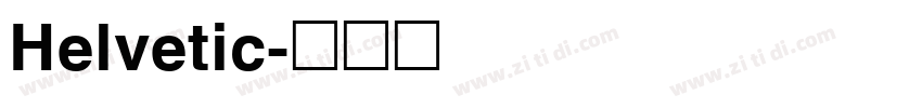 Helvetic字体转换