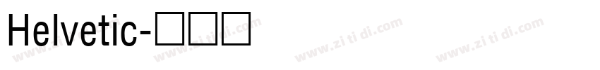 Helvetic字体转换