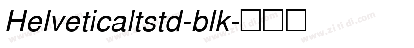 Helveticaltstd-blk字体转换