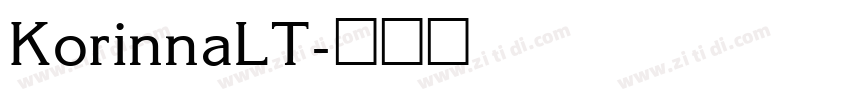 KorinnaLT字体转换
