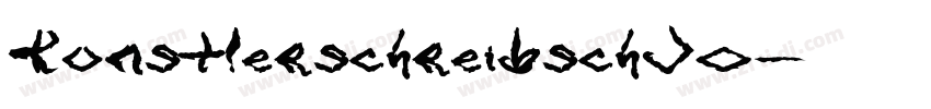 KunstlerschreibschJo字体转换