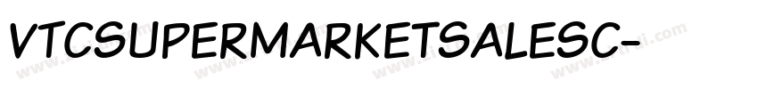 VTCSuperMarketSaleSC字体转换 VTCSuperMarketSaleSC字体转换