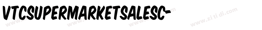 VTCSuperMarketSaleSC字体转换 VTCSuperMarketSaleSC字体转换