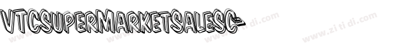 VTCSuperMarketSaleSC字体转换 VTCSuperMarketSaleSC字体转换