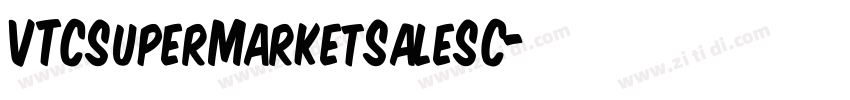 VTCSuperMarketSaleSC字体转换 VTCSuperMarketSaleSC字体转换