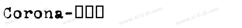 Corona字体转换
