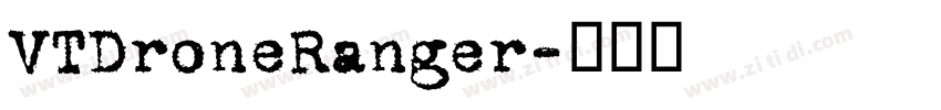 VTDroneRanger字体转换