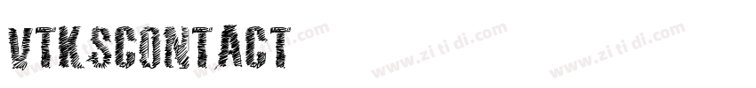 VTKSCONTACT字体转换