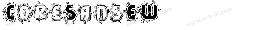 CoreSansEW字体转换