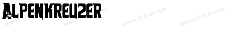 Alpenkreuzer字体转换