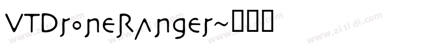 VTDroneRanger字体转换