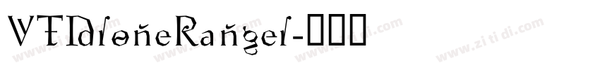 VTDroneRanger字体转换