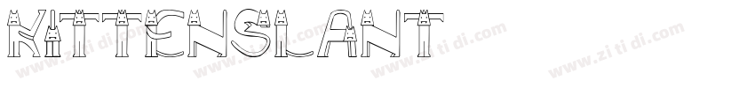 KittenSlant字体转换