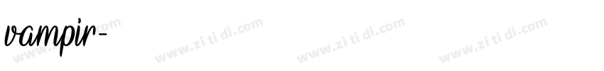vampir字体转换
