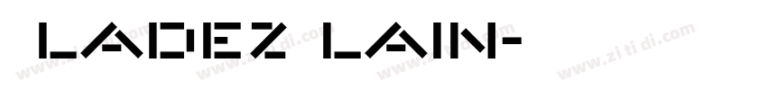 KladezPlain字体转换
