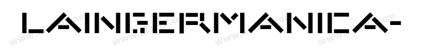 PlainGermanica字体转换