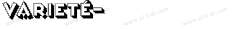 Varieté字体转换