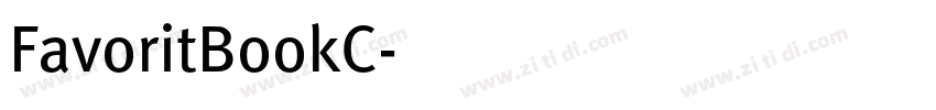 FavoritBookC字体转换