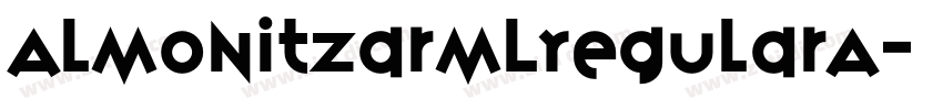 AlmoniTzarMLRegularA字体转换