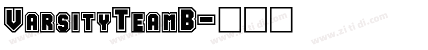 VarsityTeamB字体转换