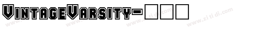 VintageVarsity字体转换