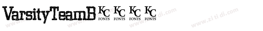 VarsityTeamB字体转换