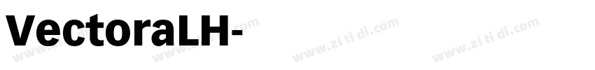 VectoraLH字体转换