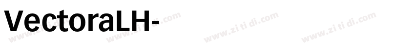 VectoraLH字体转换