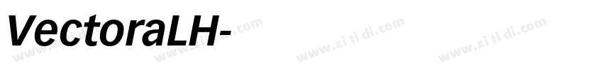 VectoraLH字体转换