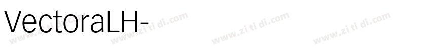 VectoraLH字体转换