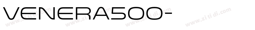 Venera500字体转换
