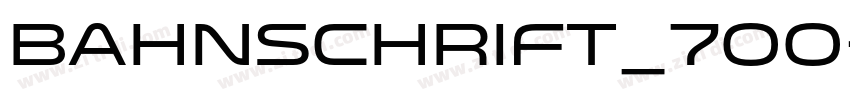 Bahnschrift_700字体转换