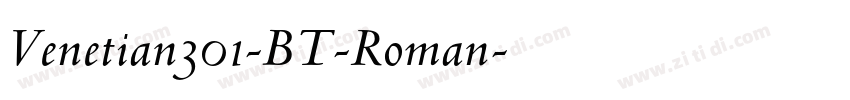 Venetian301-BT-Roman字体转换