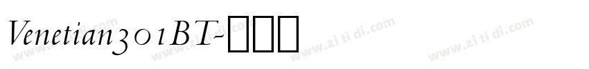 Venetian301BT字体转换