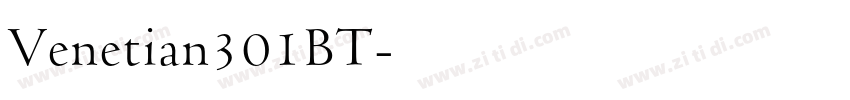 Venetian301BT字体转换