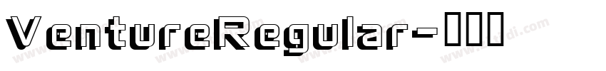 VentureRegular字体转换