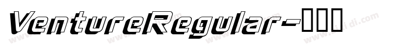 VentureRegular字体转换