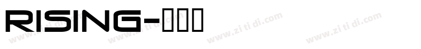 RISING字体转换