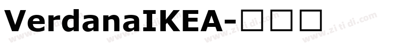 VerdanaIKEA字体转换