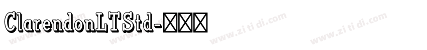 ClarendonLTStd字体转换
