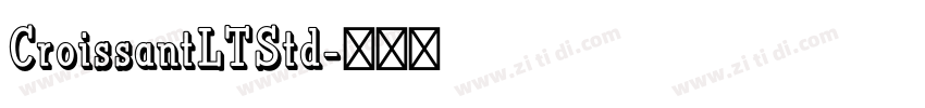 CroissantLTStd字体转换
